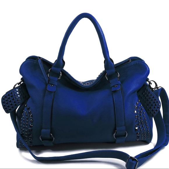 Handbags - Blue Studded Bag💙💙💙